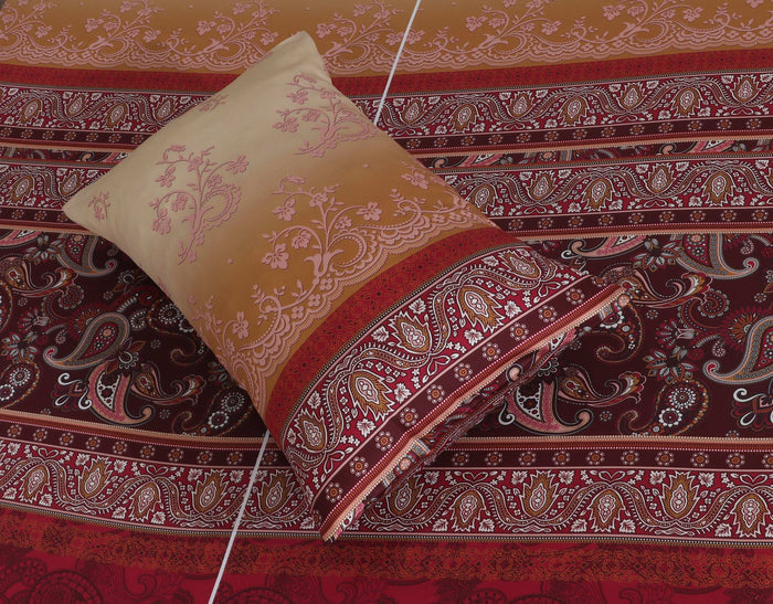 Fitted Double Bed Sheet DS 292 - Nishat Creative Store