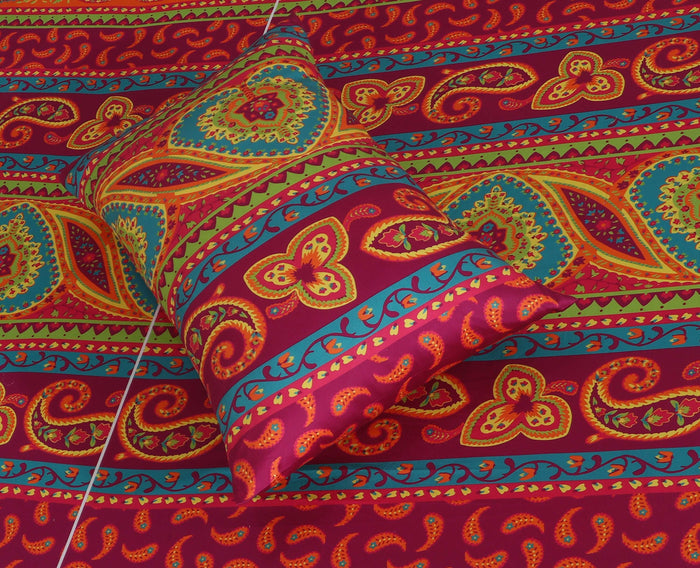 Fitted Double Bed Sheet DS 295 - Nishat Creative Store