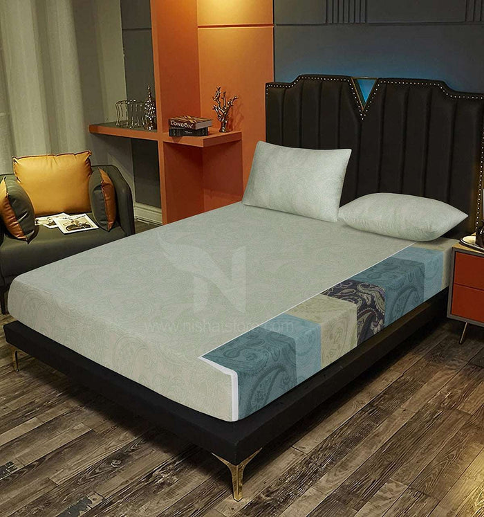 Fitted Double Bed Sheet DS 296 - Nishat Creative Store