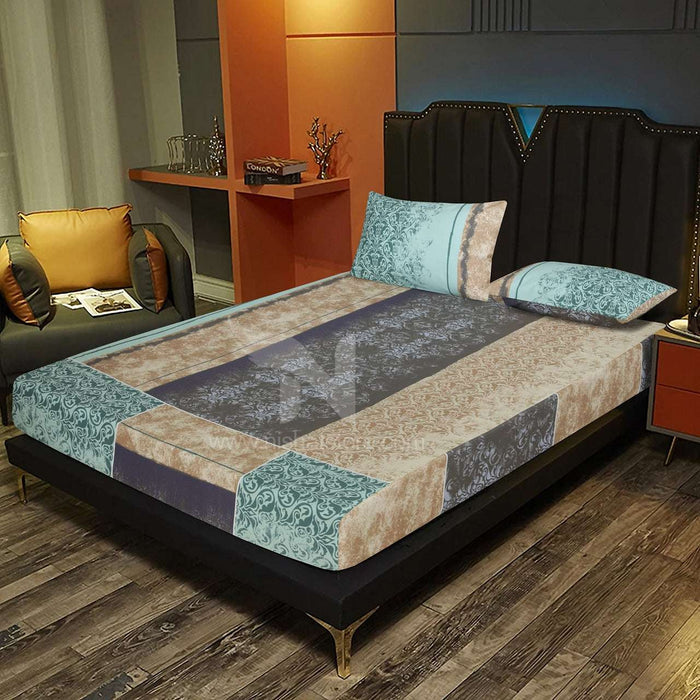 Fitted Double Bed Sheet DS 299 - Nishat Creative Store