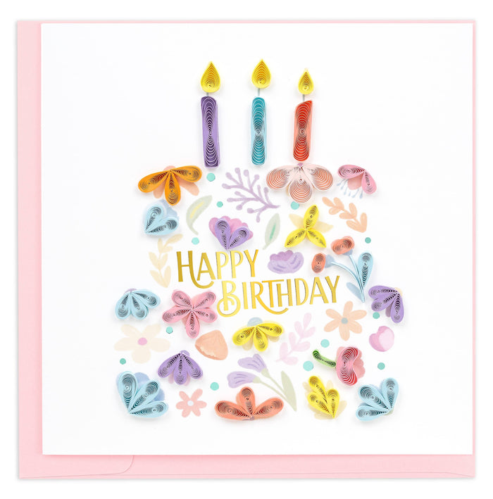 Floral Birthday Cake