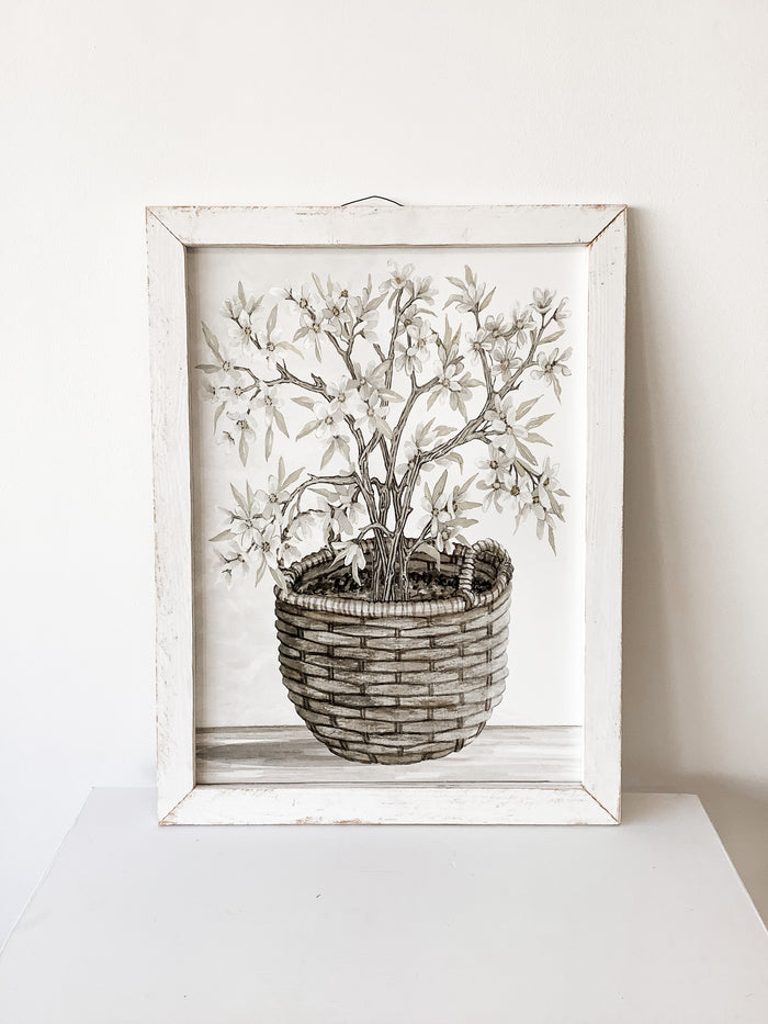 Flower Basket- Large Sign