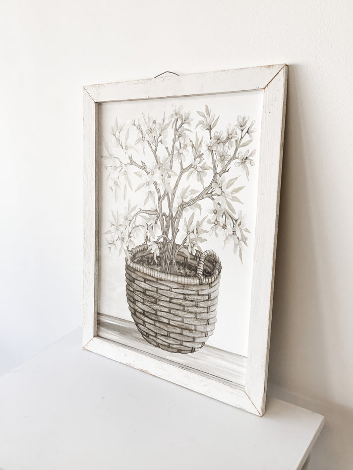 Flower Basket- Large Sign