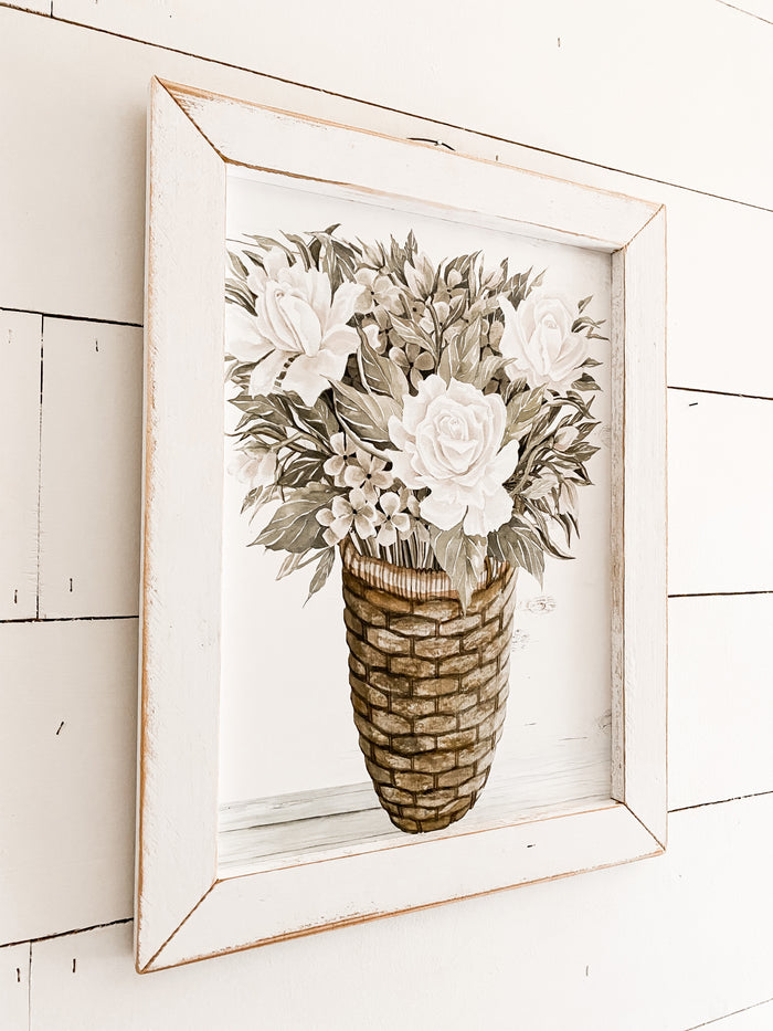 Flower Basket Sign