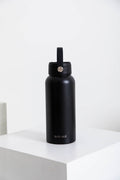 Flynn 1L Water Bottle - Black- Suni and Sol - The Self Styler