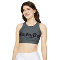 Fully Lined, Padded Sports Bra, Dark Grey