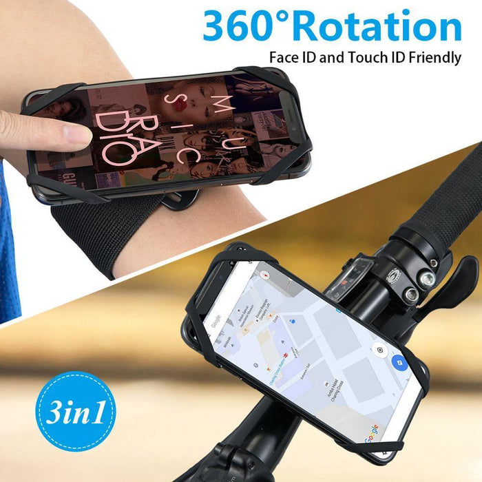 Genera Rotary Running Cell Phone Arm Band Sports Mobile Phone Arm Glove Wrist - MY STORE LIVING