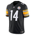 Nike George Pickens #14 Pittsburgh Steelers youth XL jersey, front view showing team logo and player number in team colors