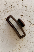 Georgie Claw Clip - Choc Shimmer - The Self Styler