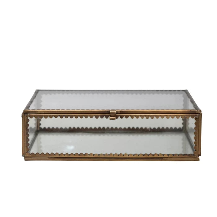 GLASS DISPLAY BOX