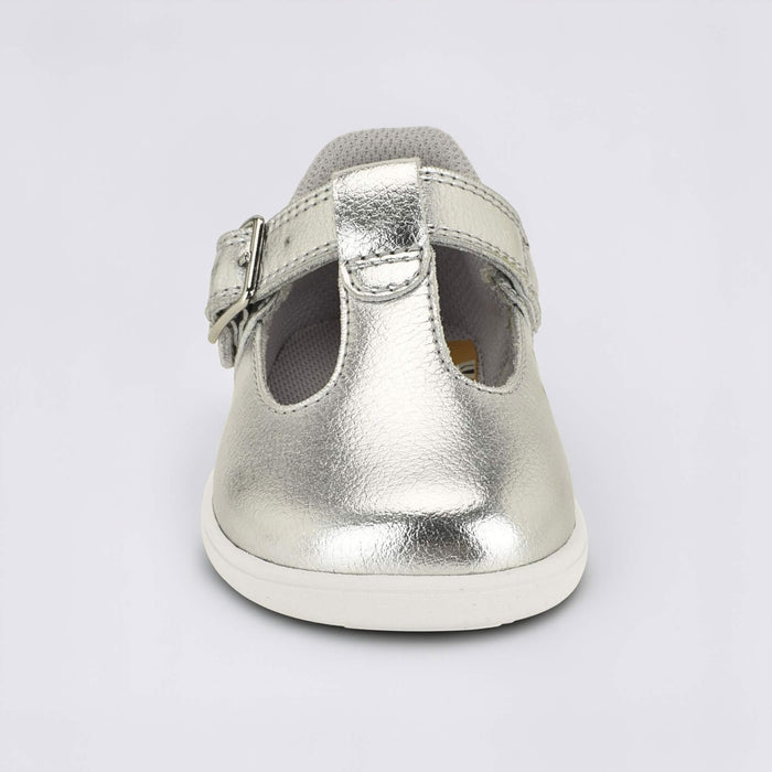 Goodall Metallic barefoot toddler shoe - front