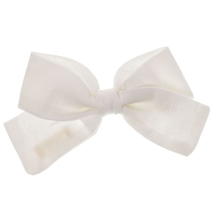 Hair Bow Linen Mini