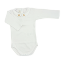 Hand Embroidered Onesie Blue Bear