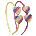 Headband Heart Glitter