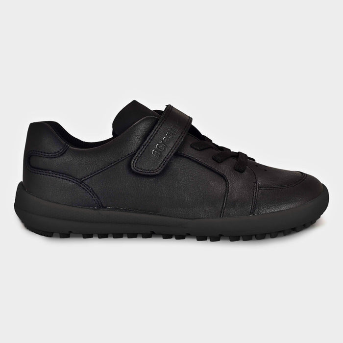 Black Barefoot School Shoe - outside