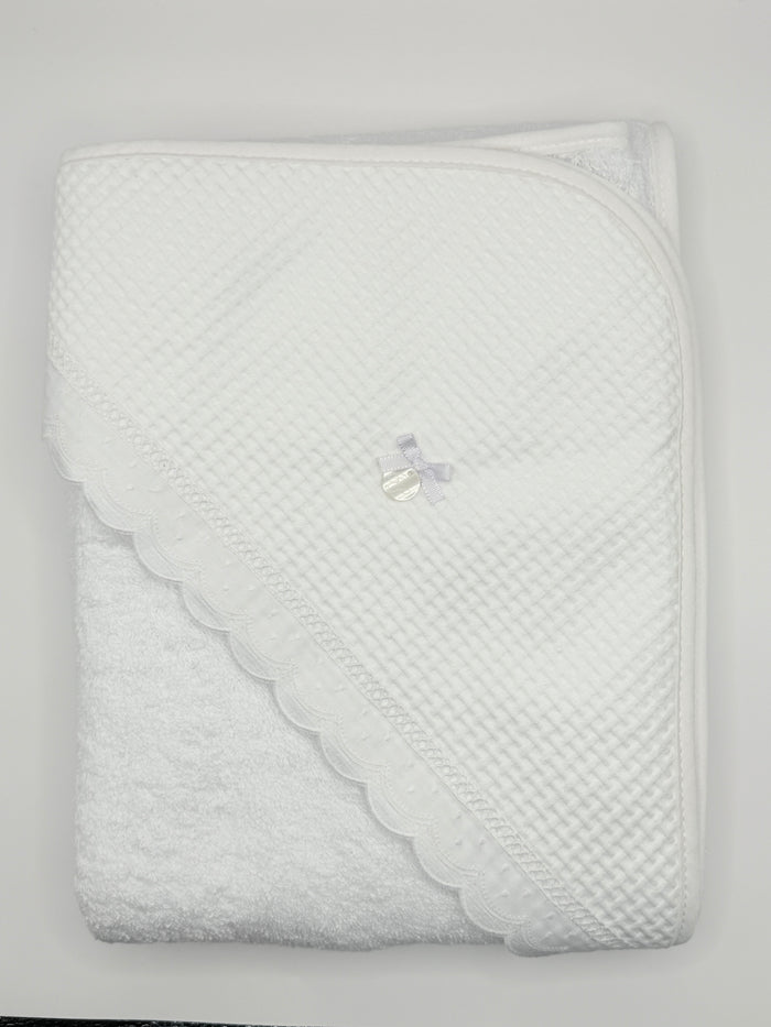 Hooded Towel XL Lucia White