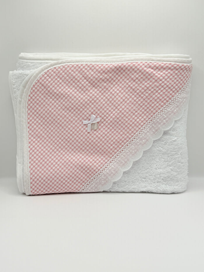 Hooded Towel XL Telmo Pink