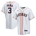 Nike Houston Astros Jeremy Peña men's MLB jersey, size Medium/XL, featuring team logo and player details on the front.
