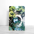 Huron River Bridge Digital Reproduction by Natalia Wohletz of Peninsula Prints.