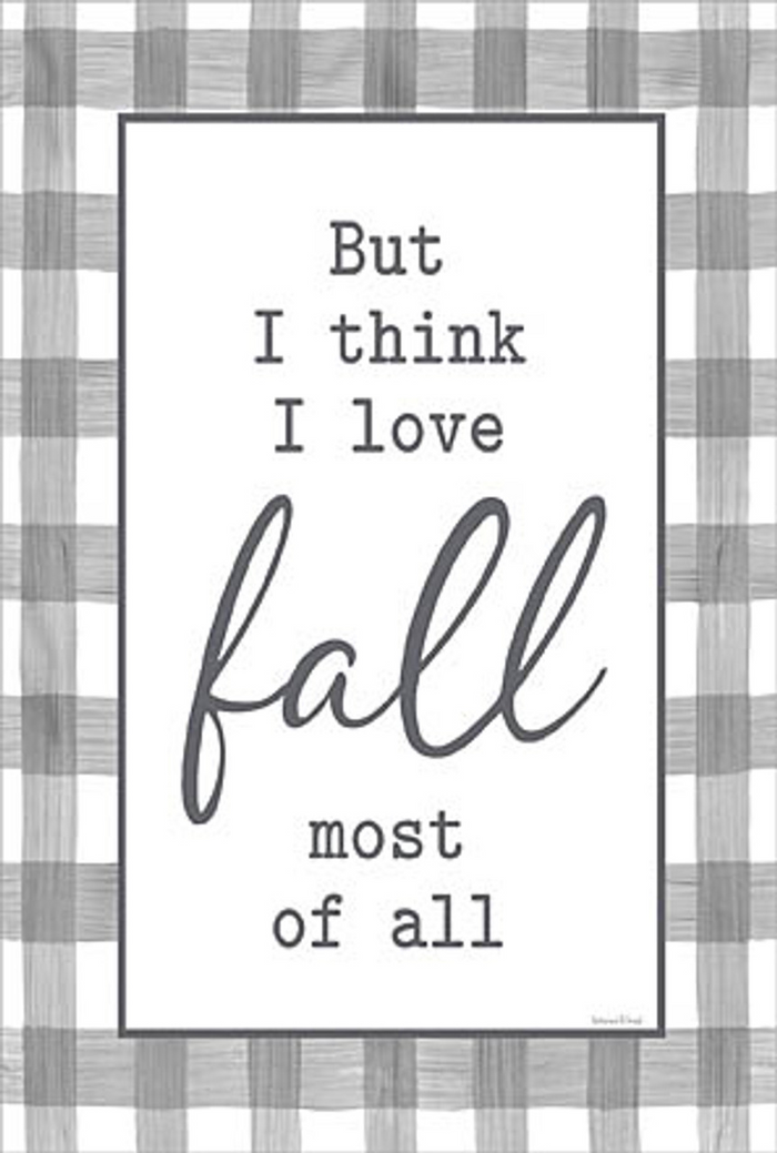 I Love Fall- Block Sign