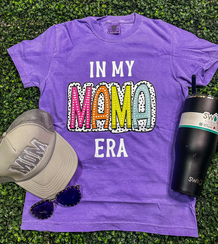 {IN MY MAMA ERA} Violet Purple Crew Neck Tee
