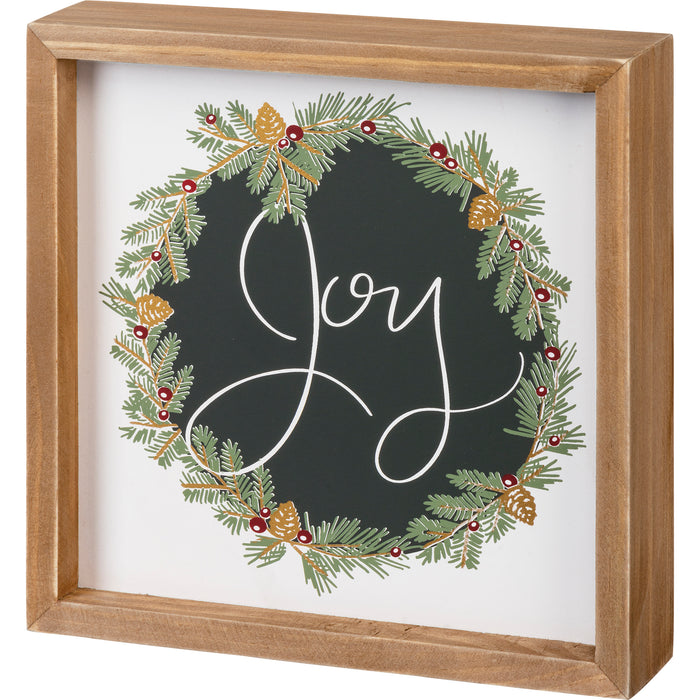 Joy- Inset Box Sign