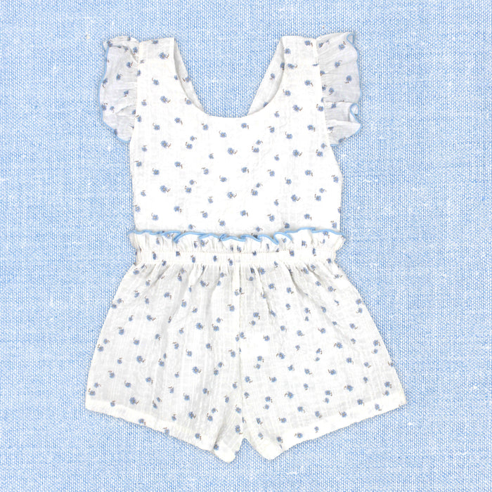 Jumpsuit 'Blue Flowers'