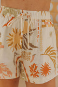Juni Shorts - Palmira Print - The Self Styler