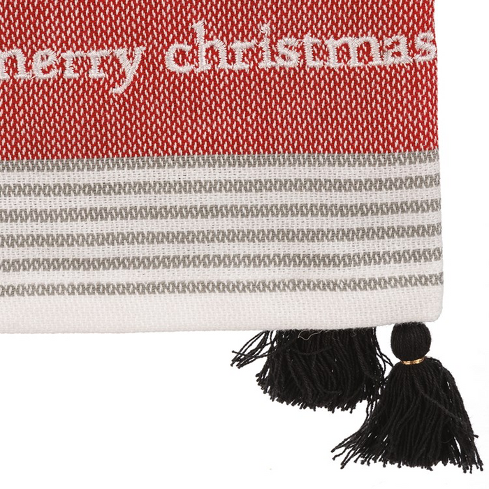 Kitchen Towel- Striped Merry Christmas