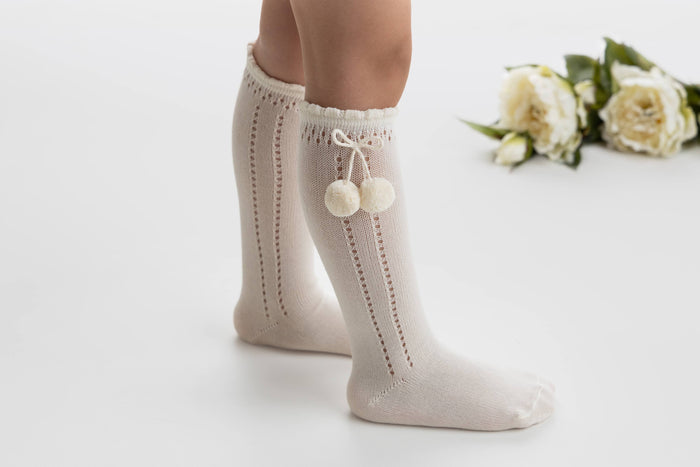 Knee Socks Pompom