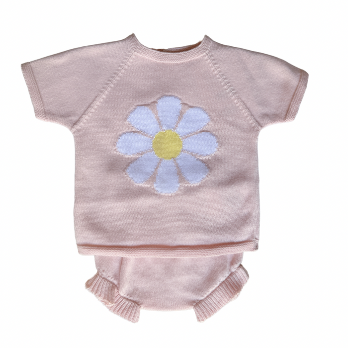 Knit Bloomer Set Flower