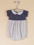 Knit Romper Stripes