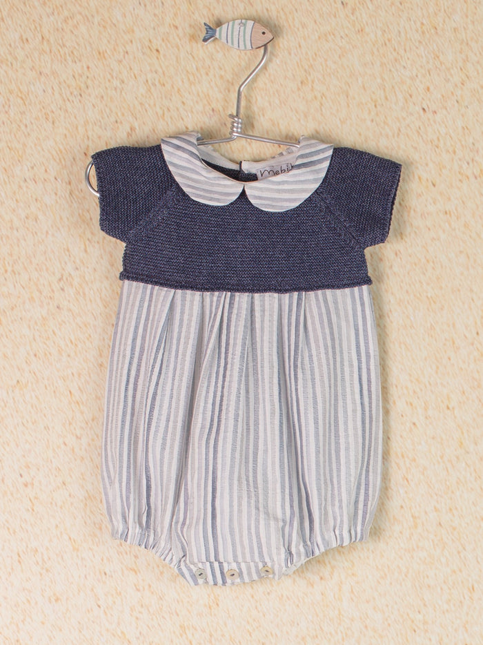 Knit Romper Stripes