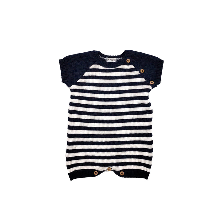 Knit Romper Stripes