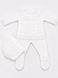 Knit Set 'Anama' White