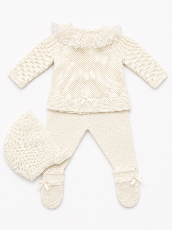 Knit Set 'Beatriz' White