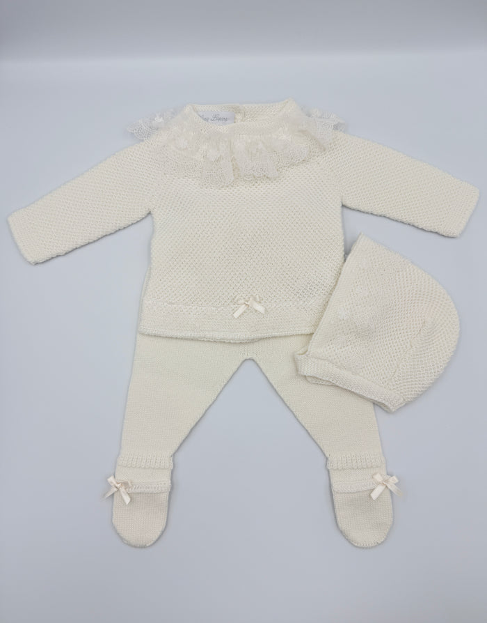 Knit Set 'Beatriz' White