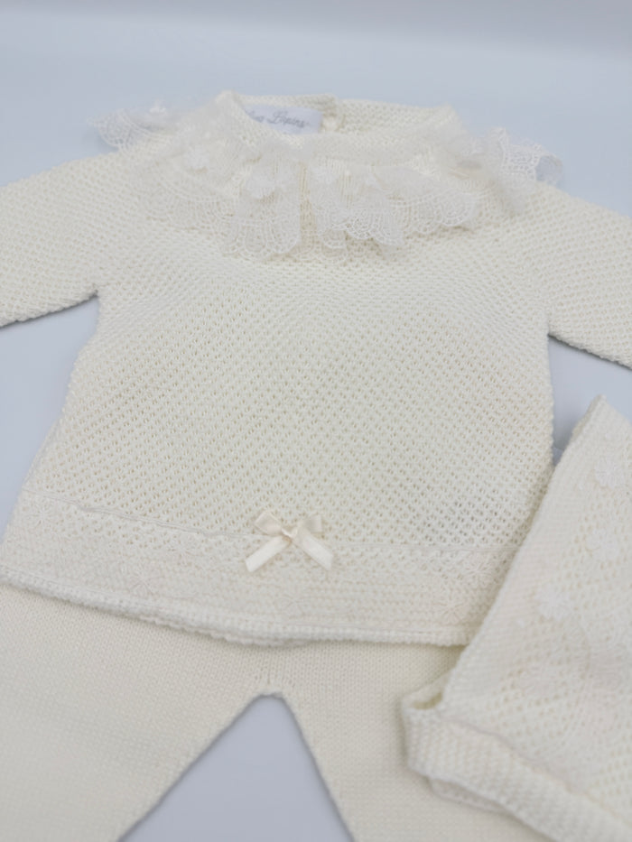 Knit Set 'Beatriz' White