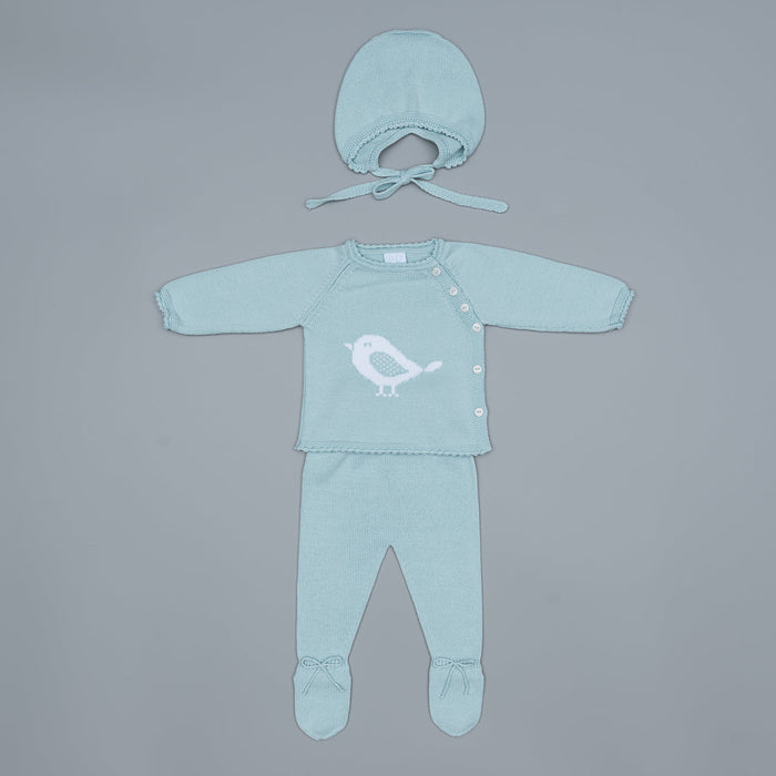 Knit Set Birdy- 3pc