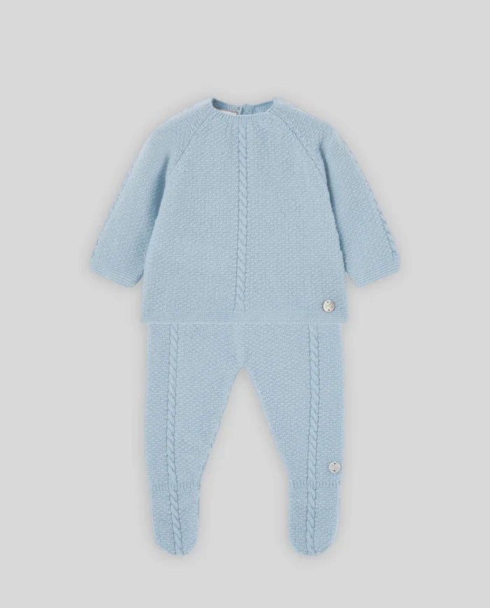 Knit Set 'Essentia' Blue