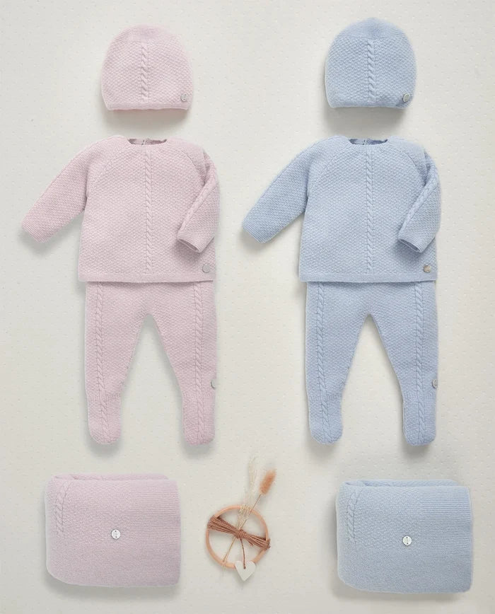 Knit Set 'Essentia' Blue