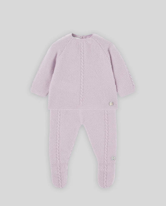 Knit Set 'Essentia' Pink