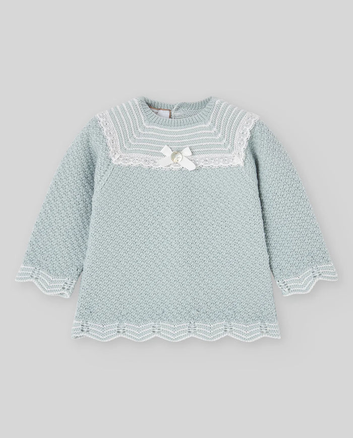 Knit Set 'Leira' Girl Green