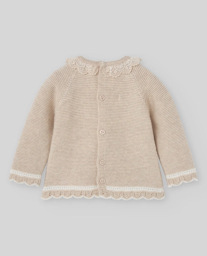 Knit Set 'Lua' Oatmeal Girl