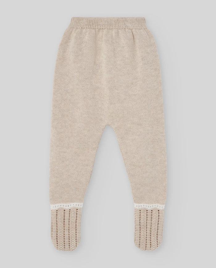 Knit Set 'Lua' Oatmeal Girl