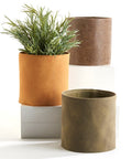 Leather Planter
