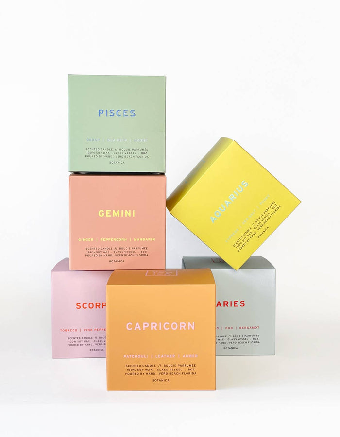 Leo Zodiac Candle