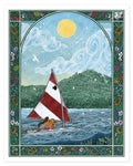 Little Traverse Lake Illustration