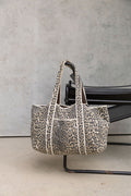Lola Cotton Tote Bag - Leopard Print
