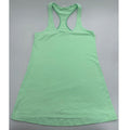 Lululemon Cool Racerback short tank top made of Nulu fabric, lightweight and comfortable, worn by a woman in a casual setting.